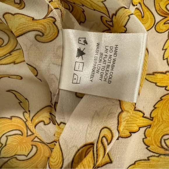 Superdown yellow and white bodysuit with bow - Picture 6 of 13